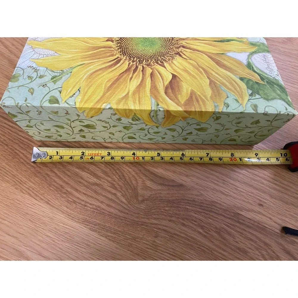 Virtue Grows Sunflower Recipe Binder Book Dividers Hard Cover Plastic‎ Sleeves